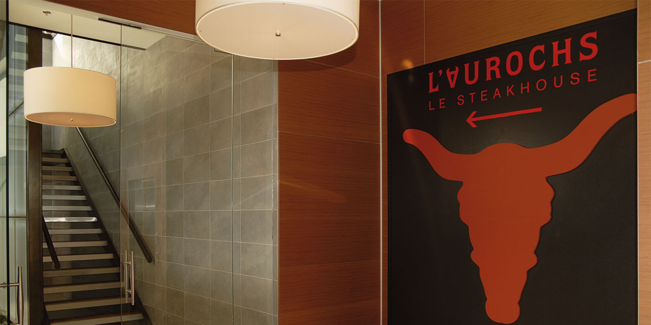 Lobby du restaurant L&rsquo;aurochs
